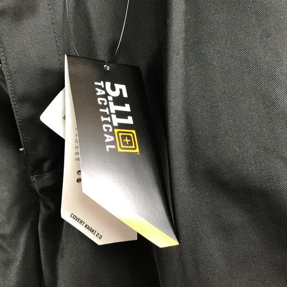 5.11 Tactical Black Covert Khaki 2.0 Pants (NW4) - Picture 6 of 7